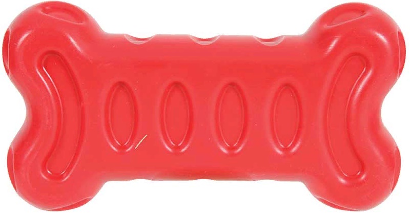 Золюкс Игрушка, серия Бабл, кость, термопластичная резина (красная), 19см