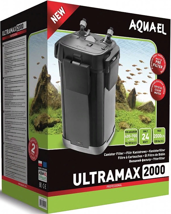 Фильтр внешний AQUAEL ULTRAMAX 2000, 2000 л/ч., 400-700л
