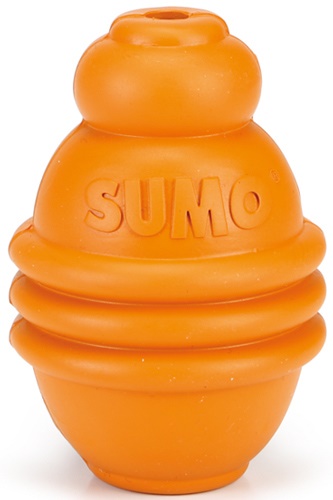 Игрушка для собак "Sumo Play" оранжевая 8х8х12см, Beeztees