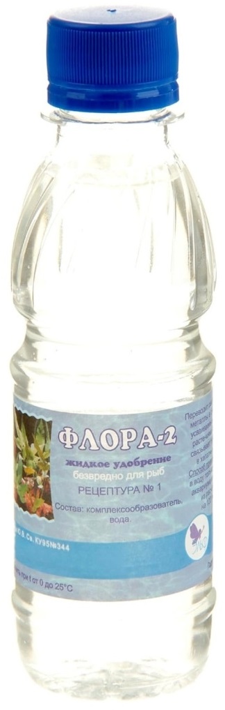 Удобрение для аквариумных растений Флора-2, бутылка 200мл