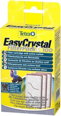 Tetra EasyCrystal FilterPack C 100 набор картриджей с углем 3шт