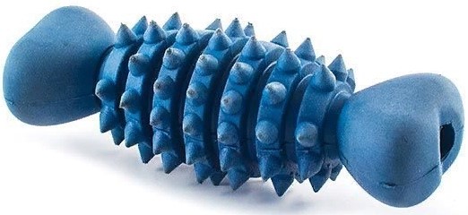 Кость резиновая 13см "зубная щётка" цветная