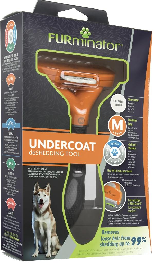 FURminator M для средних собак с короткой шерстью