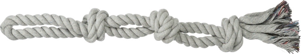 Верёвка с 3 узлами и петлей, 60см