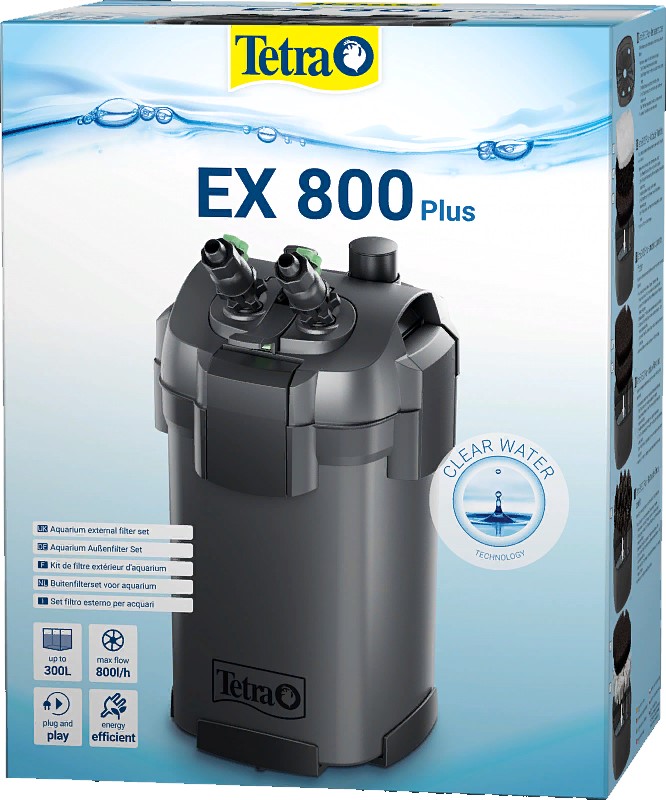 Tetra EX 800 Plus Внешний фильтр д/аквариумов 100-300л