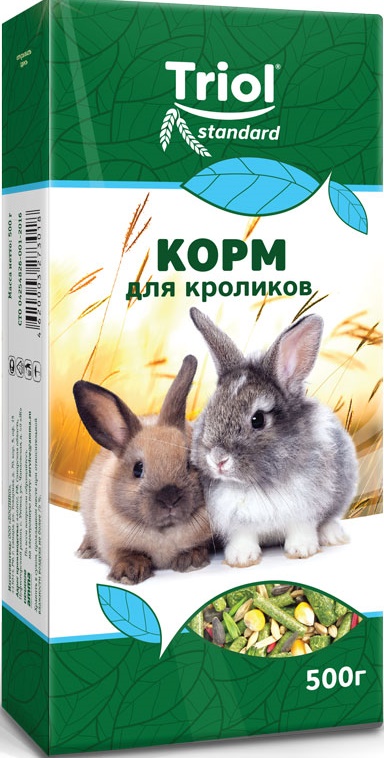 Корм Тriol Standard для кроликов, 500г