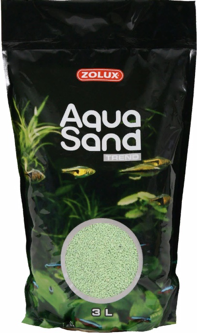 Золюкс Грунт для аквариума Aquasand Lime Green светло-зеленый 3л., 4,7кг