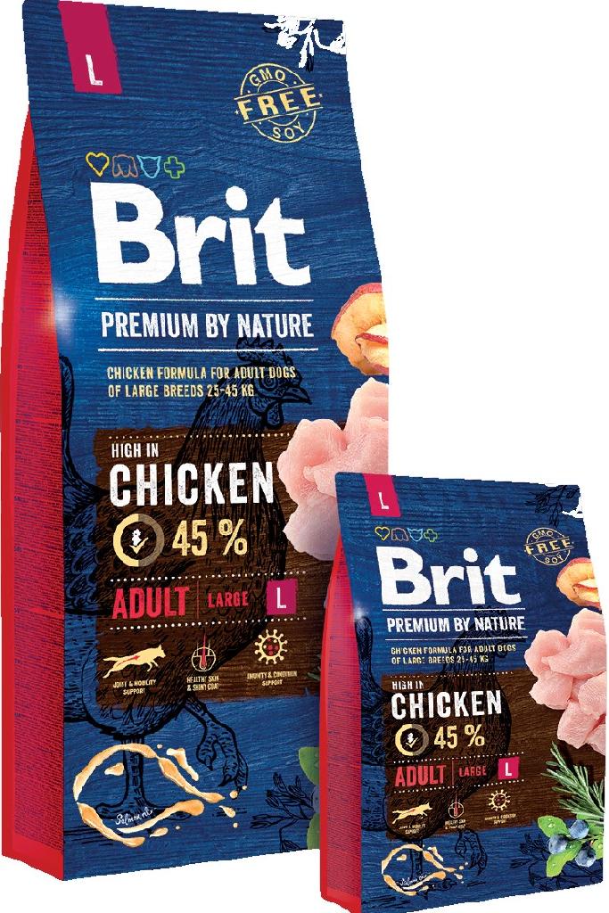 Brit Premium by Nature Adult L корм для собак крупных пород