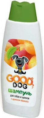Good Dog Шампунь для СОБАК и ЩЕНКОВ с ароматом АБРИКОСА 250мл
