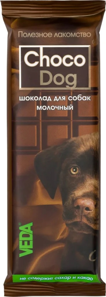 CHOCO DOG шоколад молочный д/собак 45г