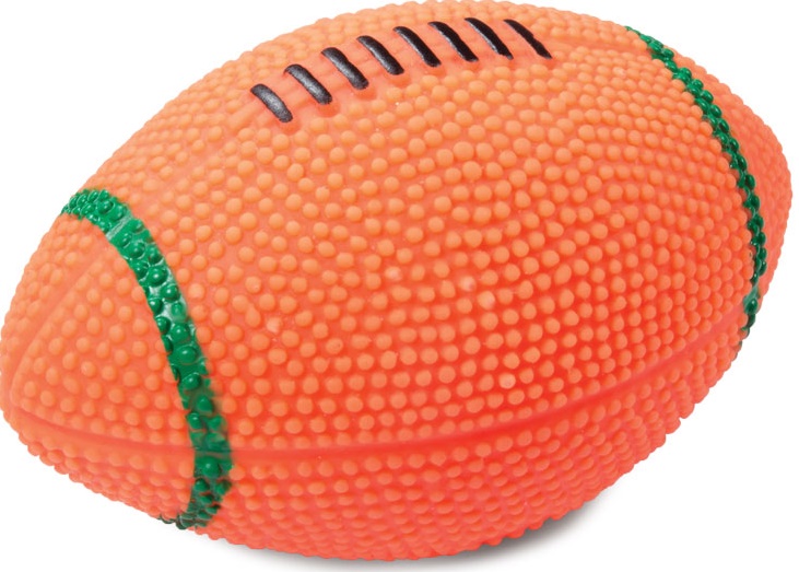 Игрушка для собак из винила "Мяч для регби", 115мм