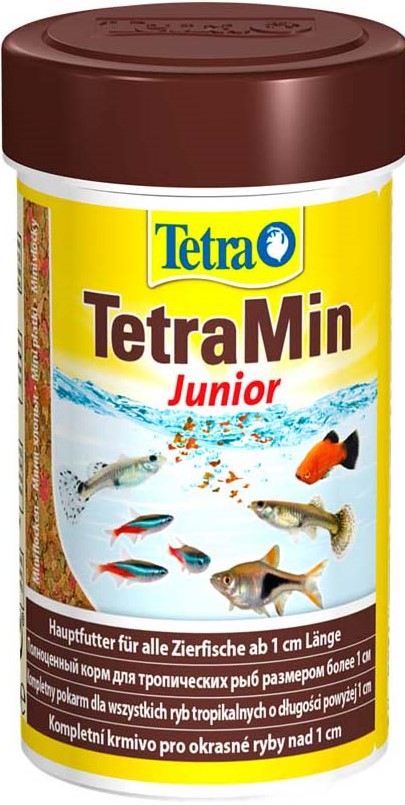 TetraMin Junior корм в хлопьях для молоди рыб 100мл