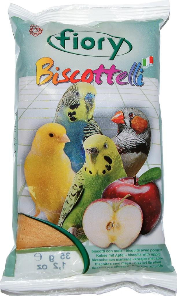 FIORY бисквиты для птиц Biscottelli с яблоком 35г