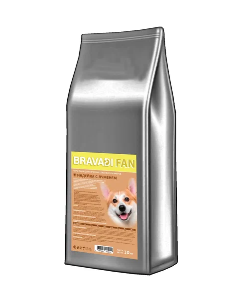 BRAVADI FAN для собак всех пород ИНДЕЙКА с ячменем