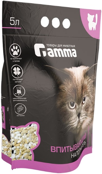 Наполнитель "Гамма" впитывающий 5л