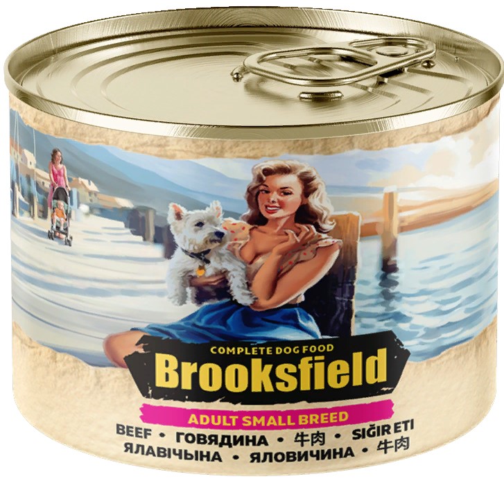 BROOKSFIELD Adult Small Breed Dog конс. для собак мелких пород Говядина с рисом 200г