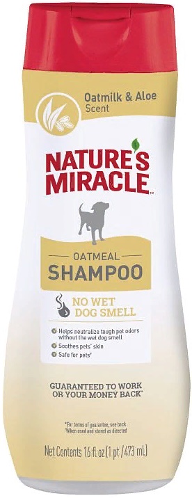 Natures Miracle Шампунь с овсяным молочком для собак Oatmeal 473мл