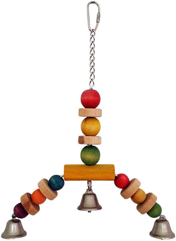 Игрушка для птиц "Подвеска-бусинки", 300мм