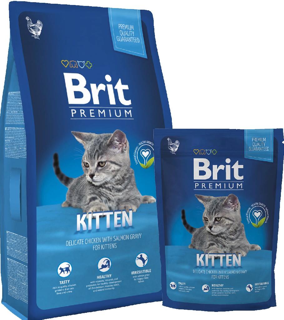 Brit Premium корм для котят, беременных и кормящих кошек