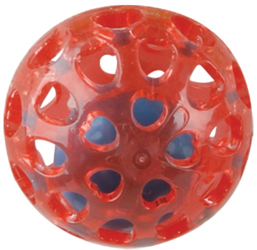 Игрушка для собак из термопласт. резины "Сфера с шариком", d65мм