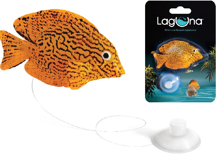 Рыбка декоративная 5004LD "Гурами", 97*140*25мм