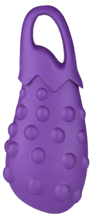 Игрушка Mr.Kranch для собак Баклажан 17см фиолетовая с ароматом сливок