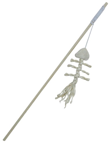 Игрушка GAIA Удочка со скелетом рыбки 40см